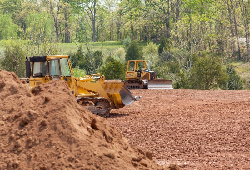 Land Clearing Crew at Work